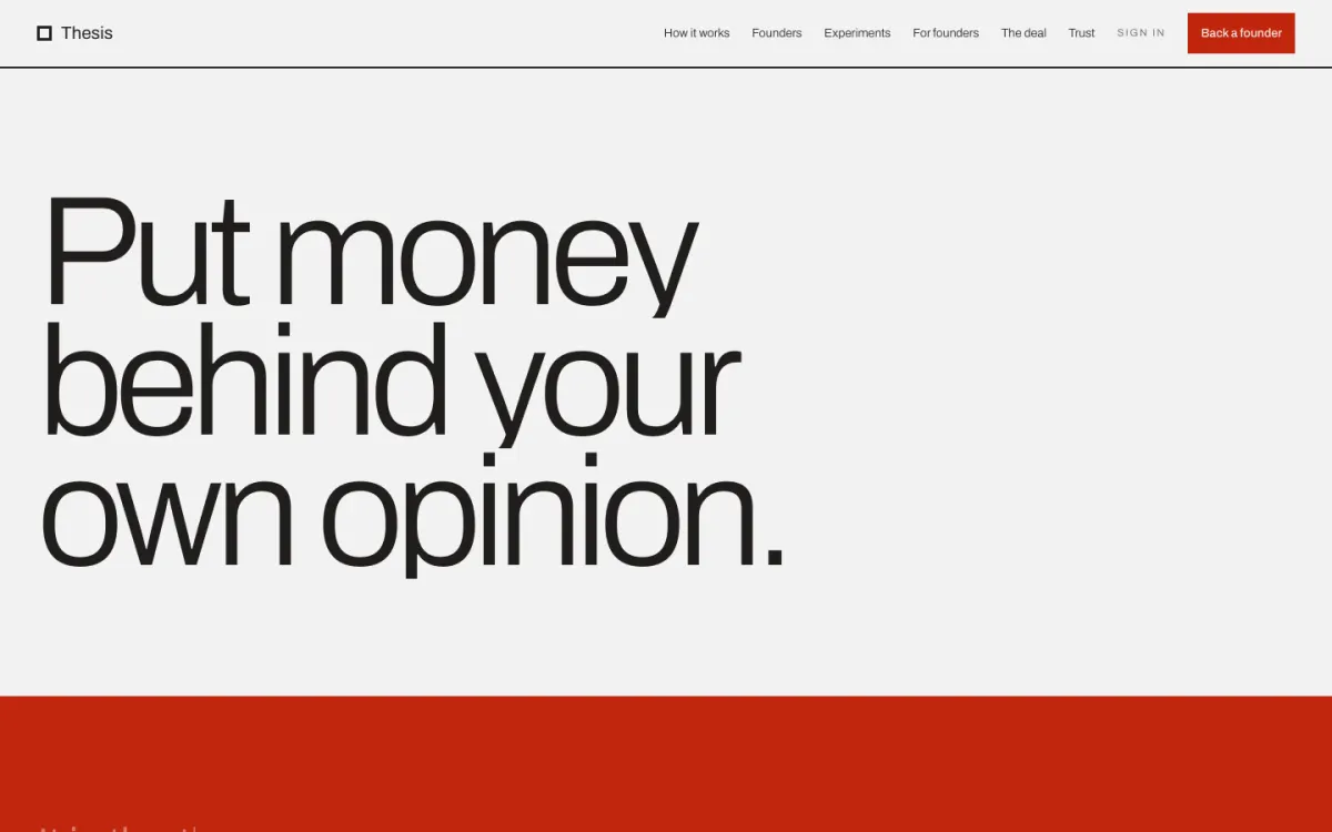 THESIS website
